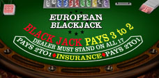 European Blackjack Game