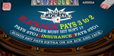 Bonus Blackjack</br>High Limit Game