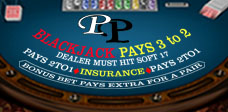 Perfect Pair Blackjack <br>High Limit Game