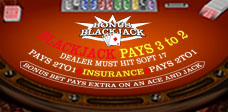 Bonus Blackjack</br>Low Stakes Game
