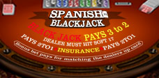 Spanish 21 Blackjack <br>Low Stakes Game
