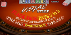Vegas Strip Blackjack <br>Low Stakes Game