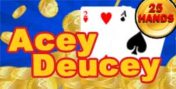 Acey Deucey 25 hands Game