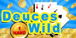 Deuces Wild 1 hand Game