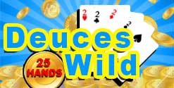 Deuces Wild 25 hands Game