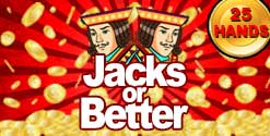 Jacks or Better 25 hands Game