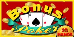 Bonus Poker 25 hands Game