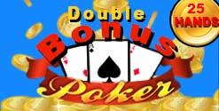 Double Bonus Poker 25 hands Game
